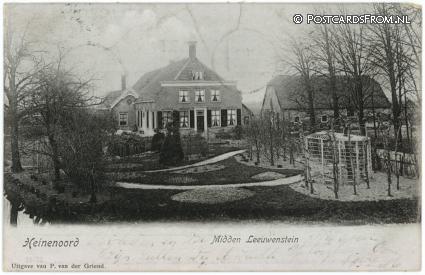 Heinenoord, Midden Leeuwenstein ansichtkaart: Heinenoord, Midden Leeuwenstein