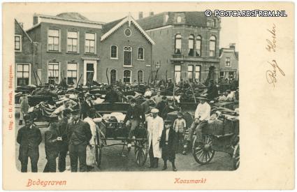 Bodegraven, Kaasmarkt ansichtkaart: Bodegraven, Kaasmarkt