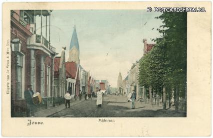 ansichtkaart: Joure, Midstraat