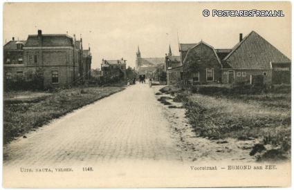 ansichtkaart: Egmond aan Zee, Voorstraat