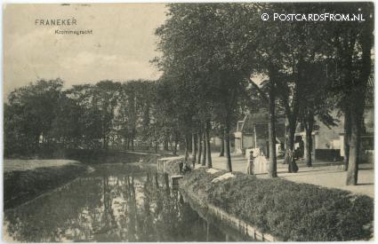 Franeker, Krommegracht ansichtkaart: Franeker, Krommegracht