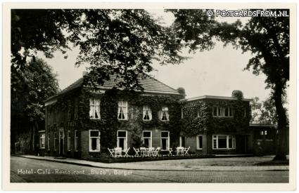 ansichtkaart: Borger, Hotel-Cafe-Restaurant 'Bieze'