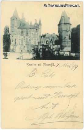 ansichtkaart: Heeswijk-Dinther, Heeswijk. Groeten uit