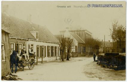 ansichtkaart: Noordwelle, Groete uit