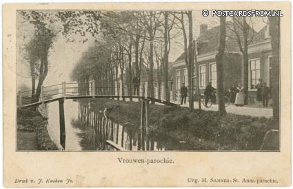 ansichtkaart: Vrouwenparochie, --