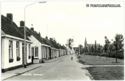 ansichtkaart: Aduard, Hofstraat