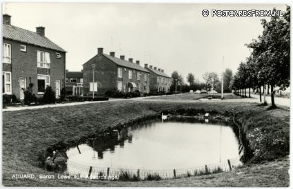 ansichtkaart: Aduard, Baron Lewe van Aduardsingel