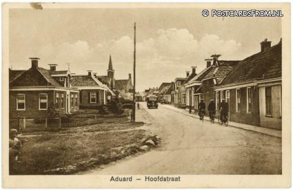 ansichtkaart: Aduard, Hoofdstraat