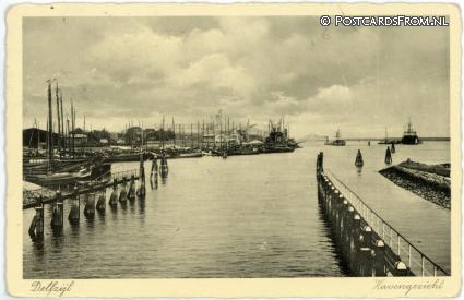 Delfzijl, Havengezicht ansichtkaart: Delfzijl, Havengezicht