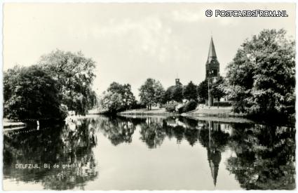 Delfzijl, Bij de gracht ansichtkaart: Delfzijl, Bij de gracht