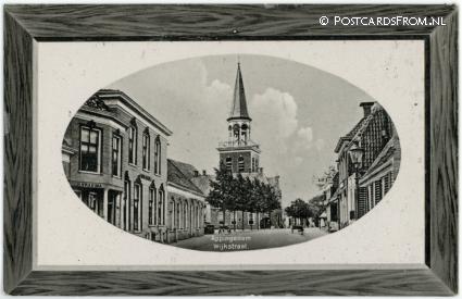 Appingedam, Wijkstraat ansichtkaart: Appingedam, Wijkstraat