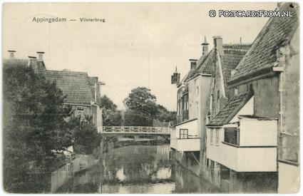 Appingedam, Vlinterbrug ansichtkaart: Appingedam, Vlinterbrug