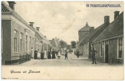 ansichtkaart: Aduard, Groete uit
