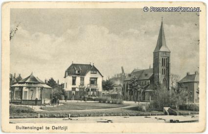 ansichtkaart: Delfzijl, Buitensingel