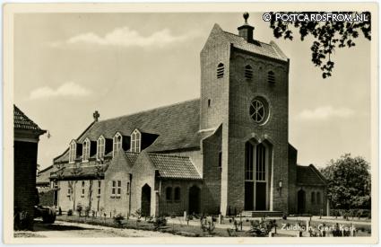 Zuidhorn, Gerf. Kerk ansichtkaart: Zuidhorn, Gerf. Kerk