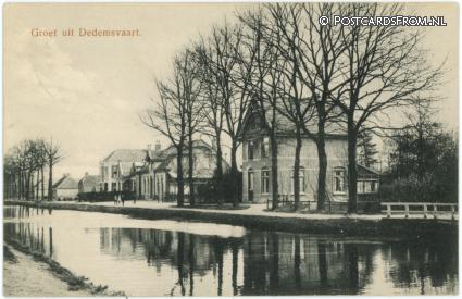 ansichtkaart: Dedemsvaart, Groet uit