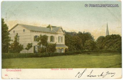 ansichtkaart: Groesbeek, Pension Anna's oord