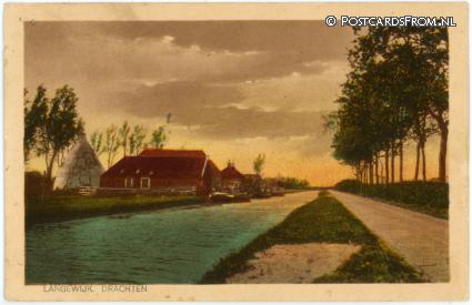 Drachten, Langewijk ansichtkaart: Drachten, Langewijk