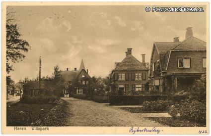 Haren GN, Villapark ansichtkaart: Haren GN, Villapark
