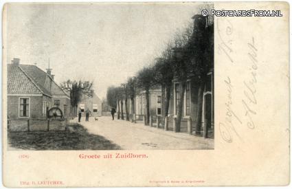 Zuidhorn, Groete uit ansichtkaart: Zuidhorn, Groete uit
