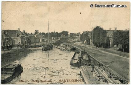 Hoogezand, Martenshoek ansichtkaart: Hoogezand, Martenshoek
