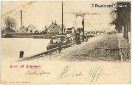 Scheemda, Groet uit ansichtkaart: Scheemda, Groet uit