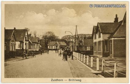 Zuidhorn, Briltilweg ansichtkaart: Zuidhorn, Briltilweg