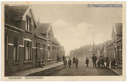 Groningen Hoogkerk, Oosterstraat ansichtkaart: Groningen Hoogkerk, Oosterstraat