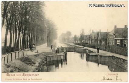 ansichtkaart: Sappemeer, Jagerswijk