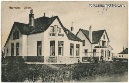 ansichtkaart: Ulrum, Heereweg