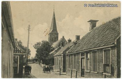 ansichtkaart: Ulrum, Kerkstraat