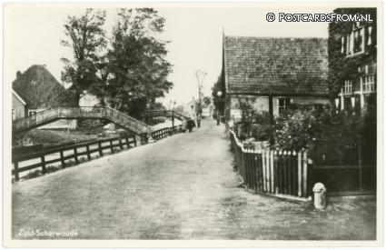 Zuid-Scharwoude, -- ansichtkaart: Zuid-Scharwoude, --