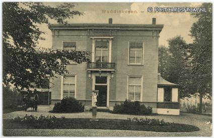 Waddinxveen, Huize Beukenhof ansichtkaart: Waddinxveen, Huize Beukenhof