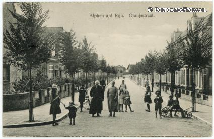 ansichtkaart: Alphen aan den Rijn, Oranjestraat