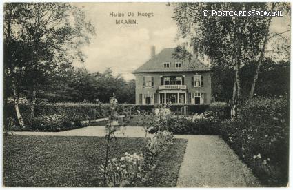 ansichtkaart: Maarn, Huize De Hoogt