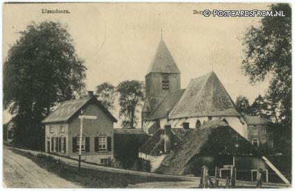 ansichtkaart: IJzendoorn, Dorpsgezicht