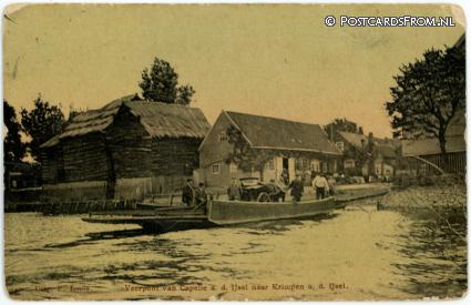 ansichtkaart: Capelle ad IJssel, Veerpont van Capelle naar Krimpen a.d. IJsel