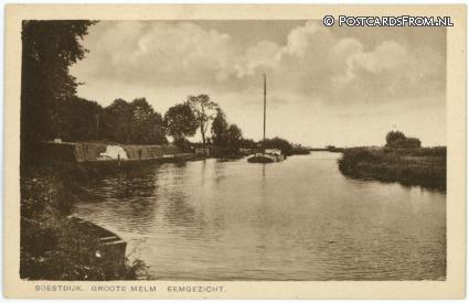 Soestdijk, Groote Melm. Eemgezicht ansichtkaart: Soestdijk, Groote Melm. Eemgezicht