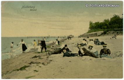 Muiderberg, Strand ansichtkaart: Muiderberg, Strand