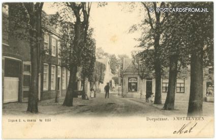 Amstelveen, Dorpstraat ansichtkaart: Amstelveen, Dorpstraat