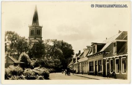 ansichtkaart: Menaldum, Grote Buurt