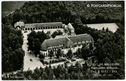 Vierhouten, Hotel 'De Mallejan' ansichtkaart: Vierhouten, Hotel 'De Mallejan'