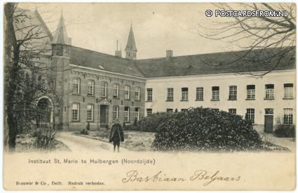 Huijbergen, Instituut St. Marie. Noordzijde ansichtkaart: Huijbergen, Instituut St. Marie. Noordzijde