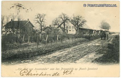 Kortgene, 'Het Hof van Haamstede' aan den Prinsendijk op Noord-Beveland ansichtkaart: Kortgene, 'Het Hof van Haamstede' aan den Prinsendijk op Noord-Beveland