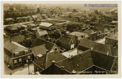ansichtkaart: Groot-Ammers, Panorama Zuid