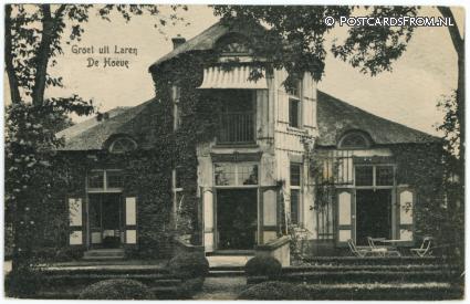 Laren NH, De Hoeve ansichtkaart: Laren NH, De Hoeve