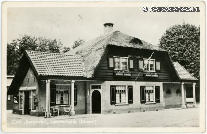 ansichtkaart: Maarn, Cafe 'Bergzicht' Leusderheide