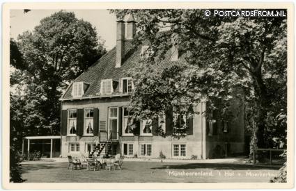 Mijnsheerenland, 't Hof v. Moerkerken ansichtkaart: Mijnsheerenland, 't Hof v. Moerkerken