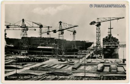 Krimpen ad IJssel, Van der Giessen's Scheepswerven ansichtkaart: Krimpen ad IJssel, Van der Giessen's Scheepswerven