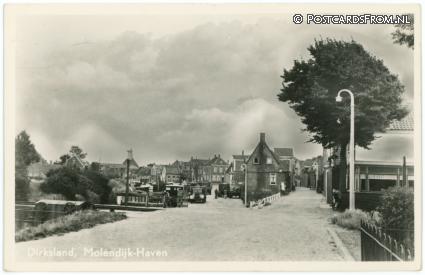 Dirksland, Molendijk - Haven ansichtkaart: Dirksland, Molendijk - Haven